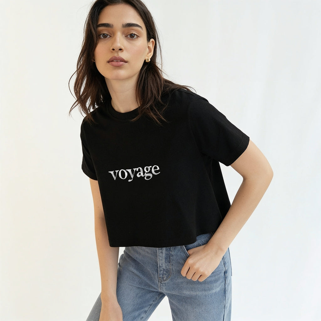 Voyage Boxy Mid-Length T-shirt